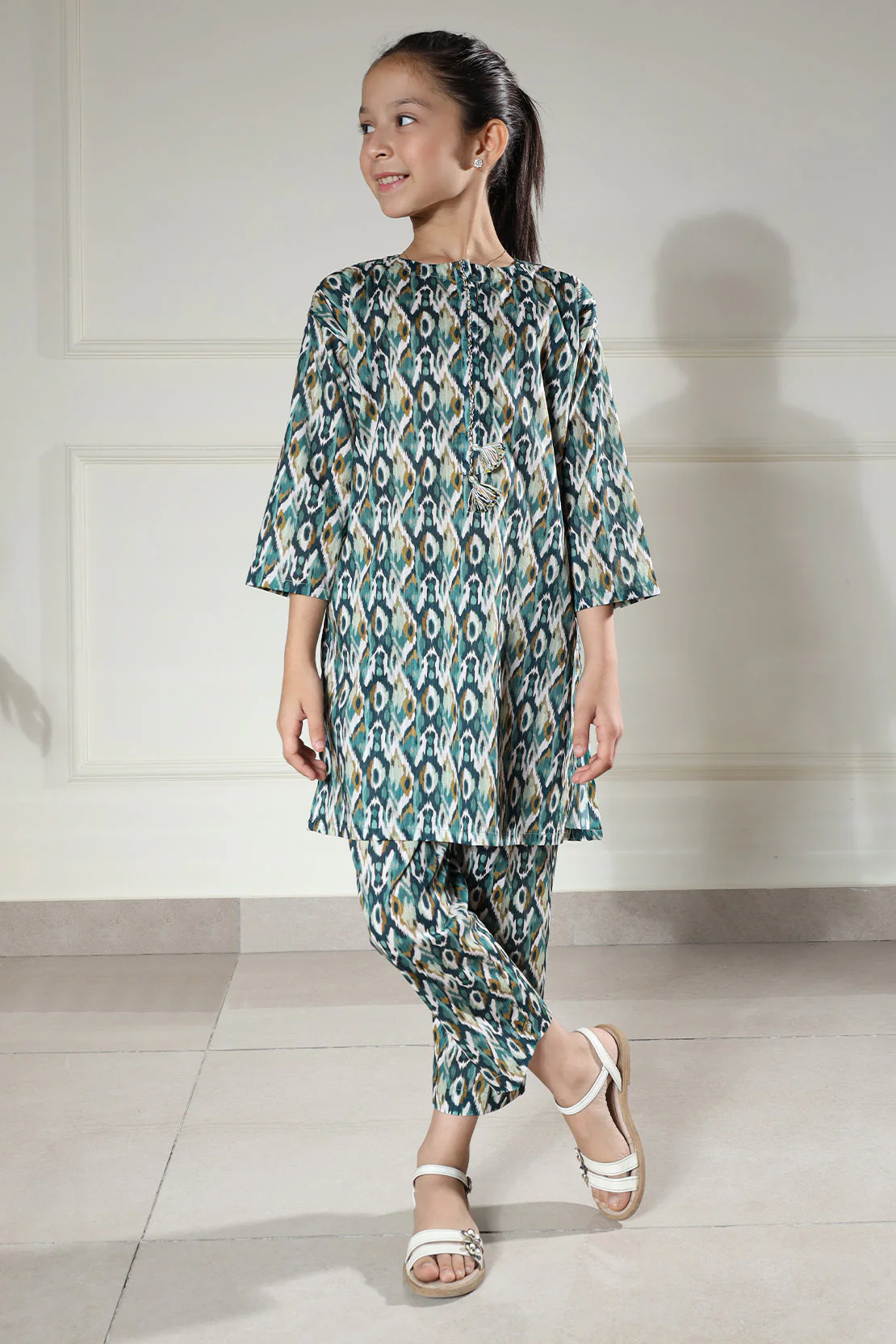 Stitched Lawn Shirt For Kids - Image 3