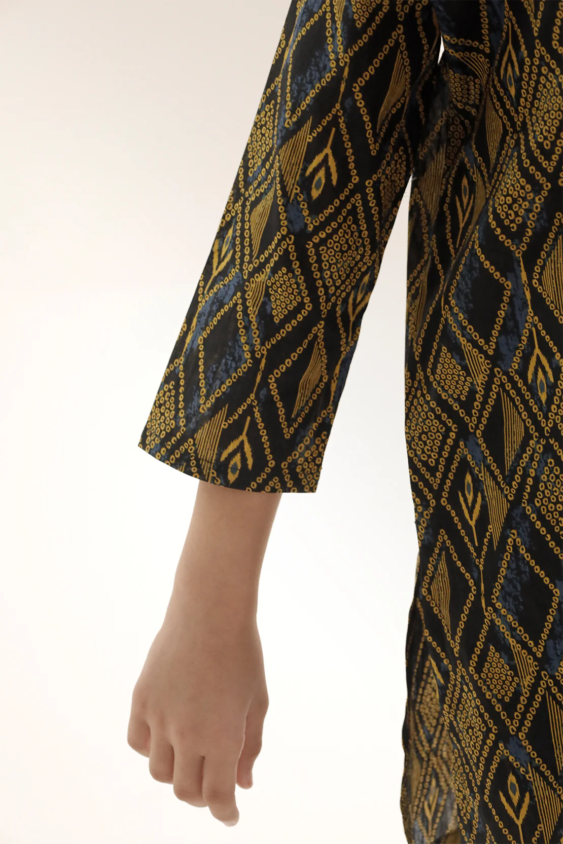 Stitched Printed Lawn Shirt For Kids - Image 4