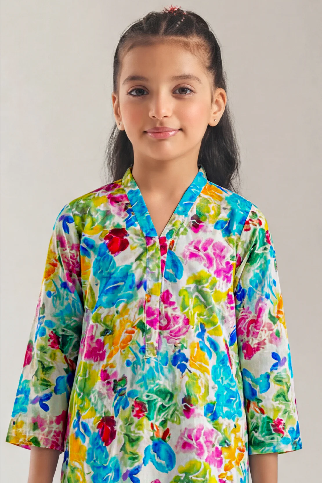 Stitched Lawn Shirt For Kids - Image 3