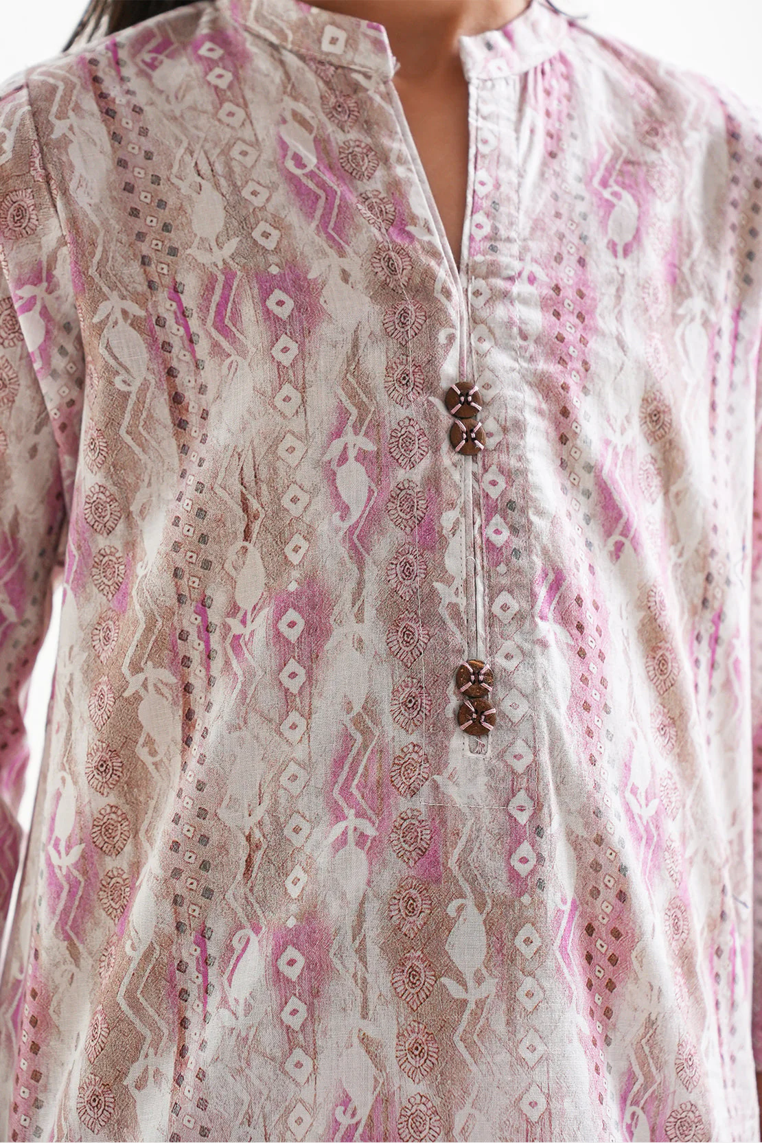 Stitched Lawn Shirt For Kids - Image 3