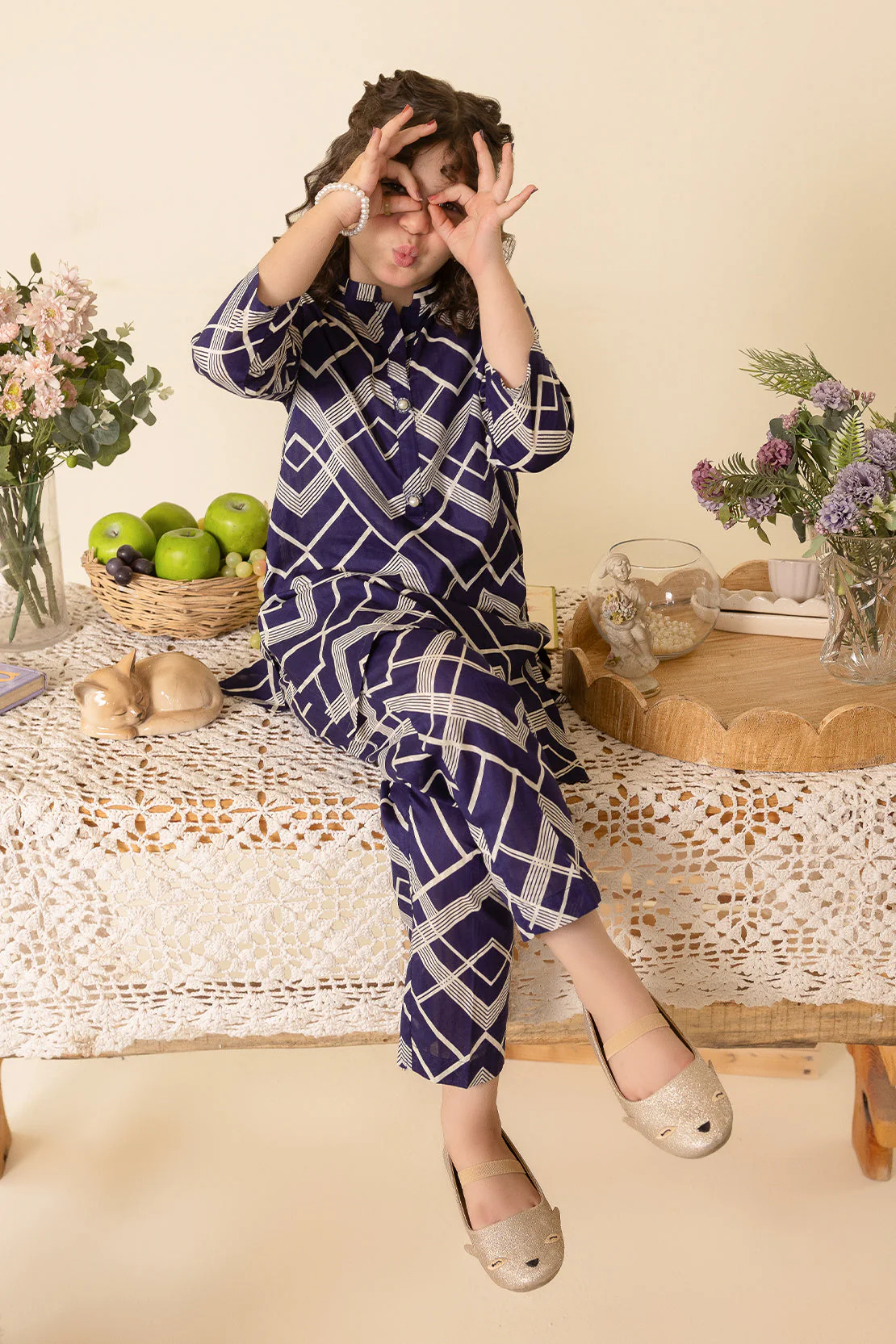 Stitched Lawn Shirt For Kids - Image 2