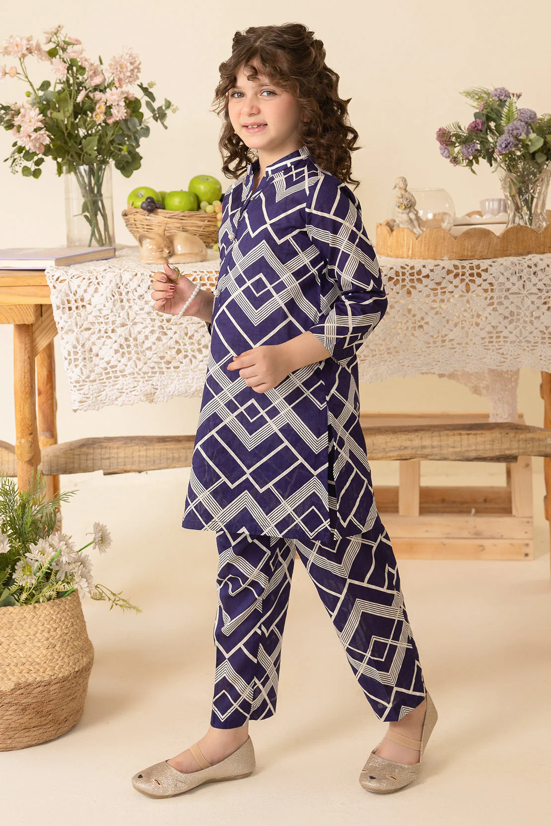 Stitched Lawn Shirt For Kids - Image 4