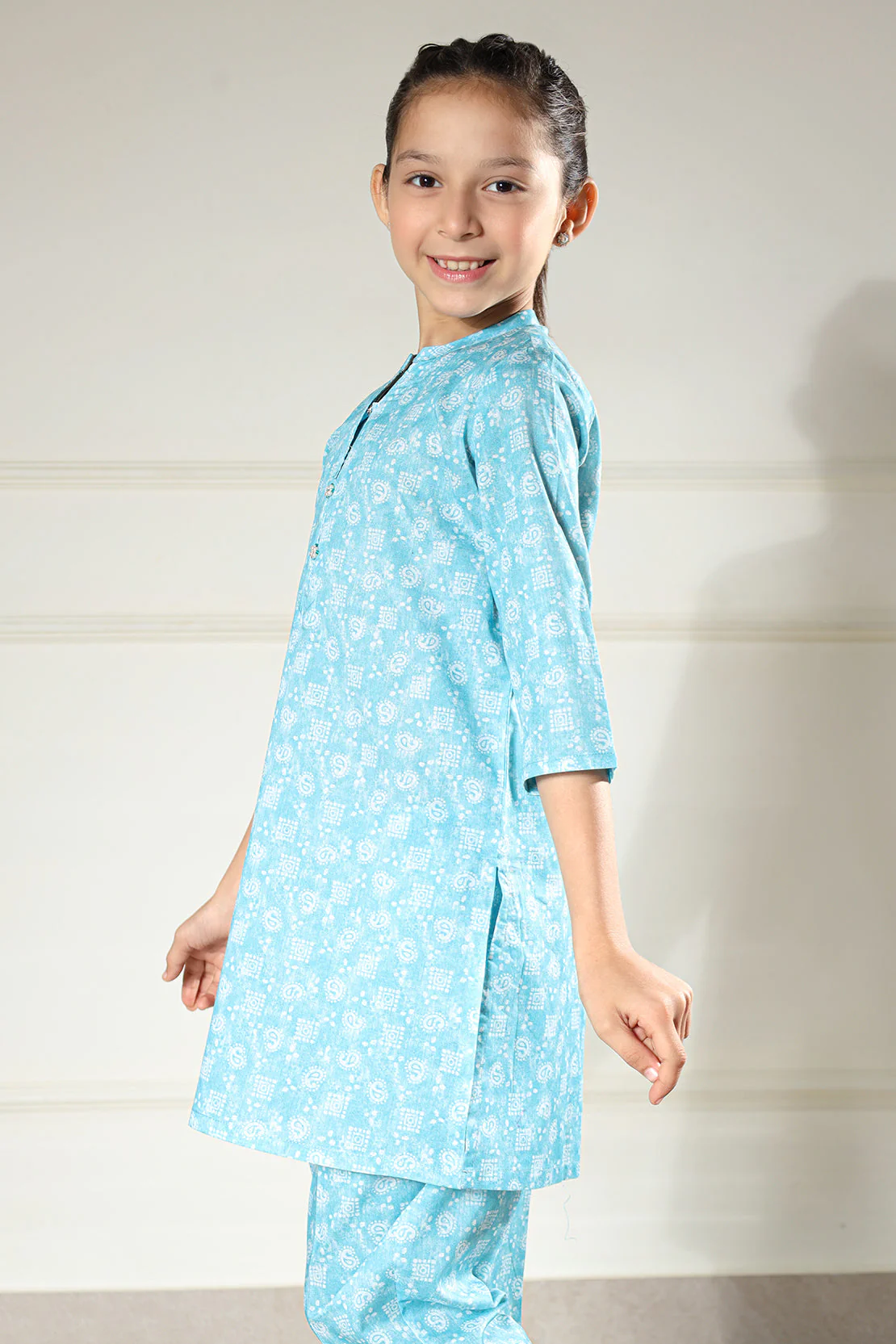 Stitched Lawn Stitched 2 Piece (Shirt/Trouser) For Kids