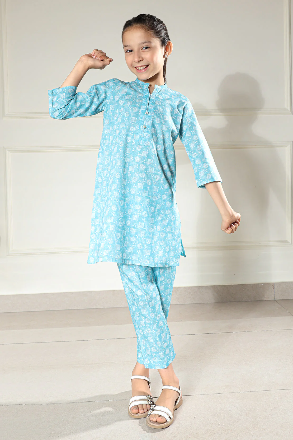 Stitched Lawn Stitched 2 Piece (Shirt/Trouser) For Kids - Image 3