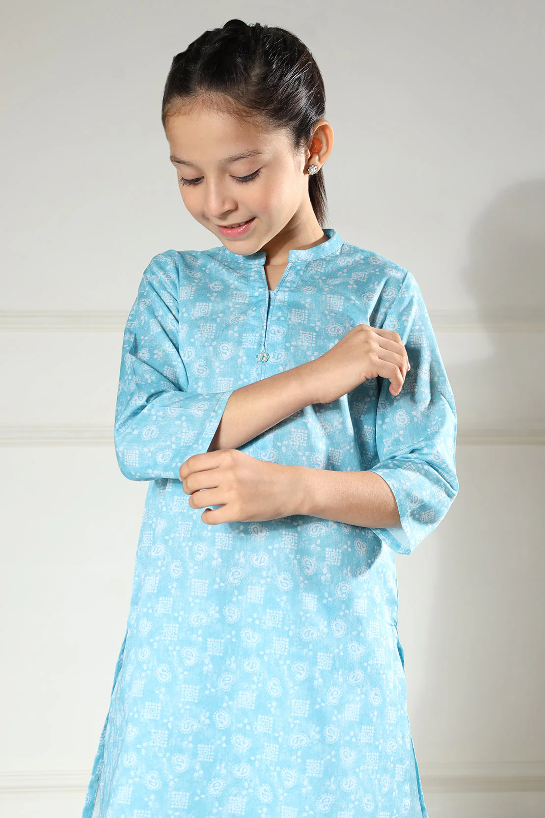 Stitched Lawn Stitched 2 Piece (Shirt/Trouser) For Kids - Image 4