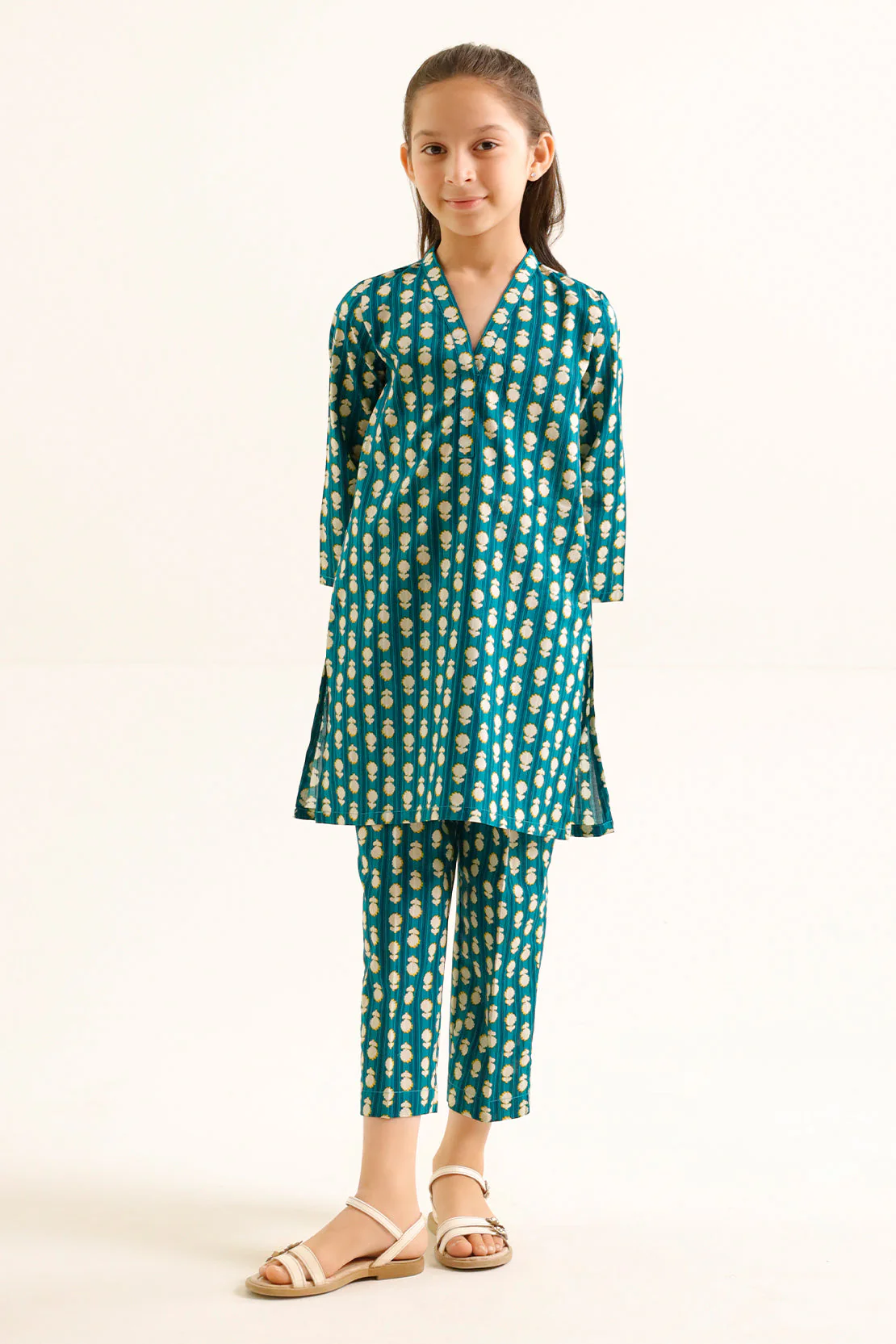 Stitched Lawn Stitched 2 Piece (Shirt/Trouser) For Kids - Image 3