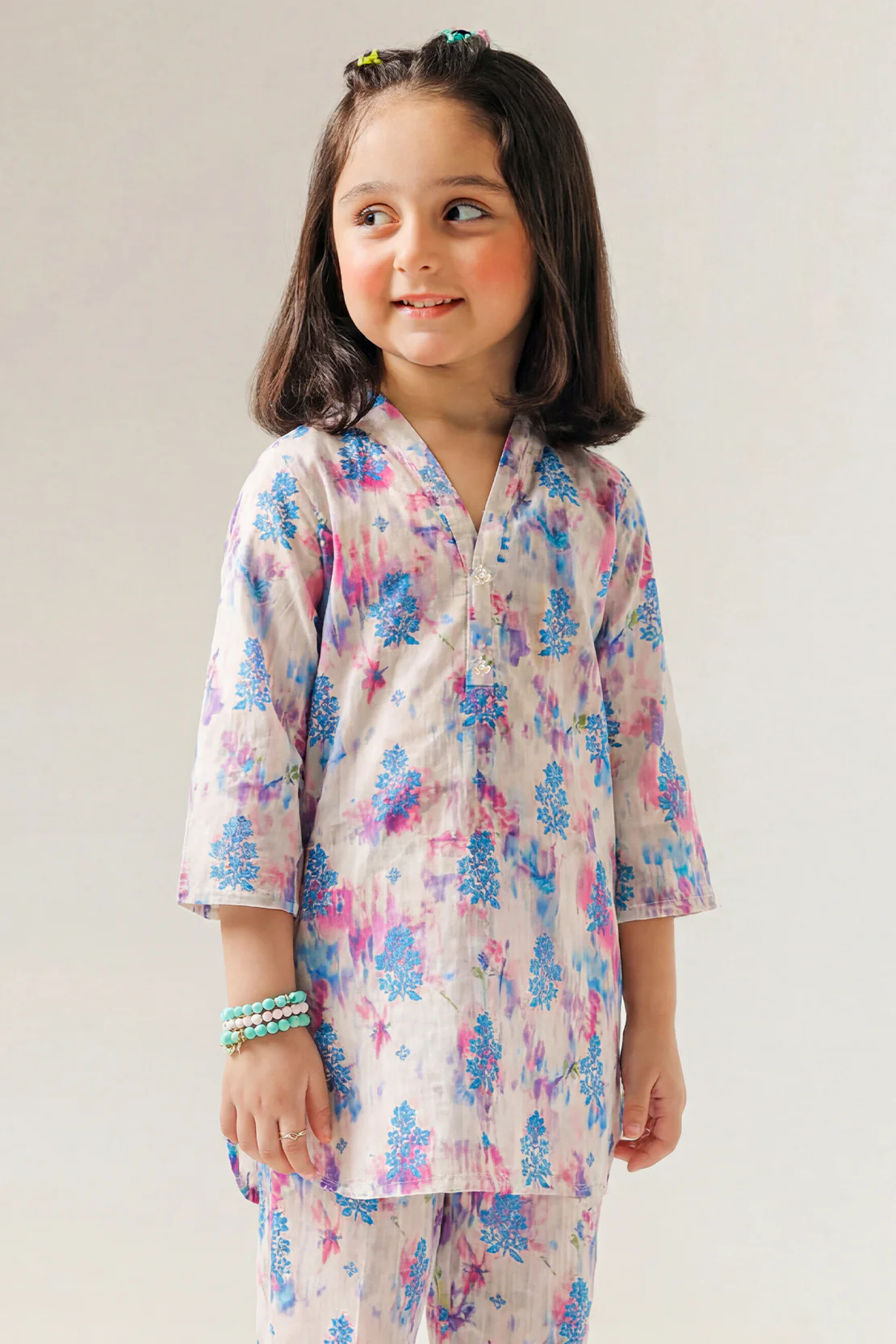 Stitched Lawn Stitched 2 Piece (Shirt/Trouser) For Kids - Image 3