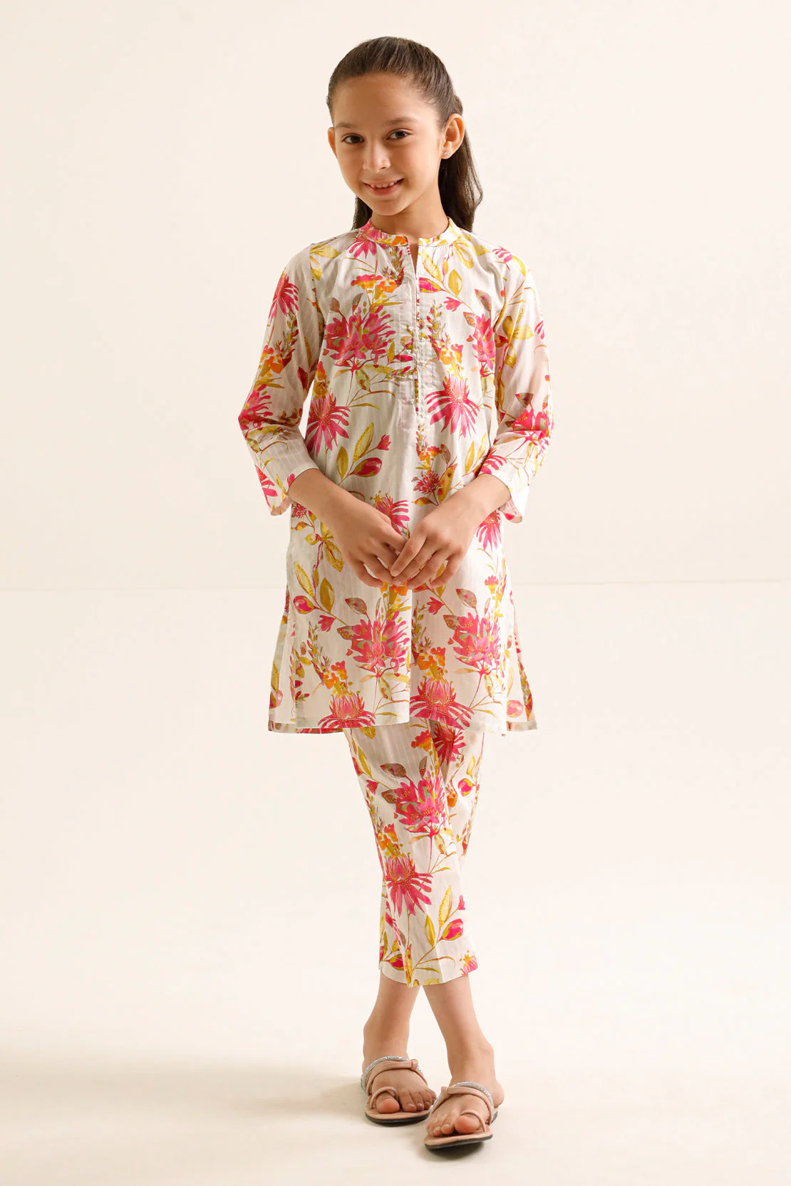 Stitched Lawn Stitched 2 Piece (Shirt/Trouser) For Kids - Image 3
