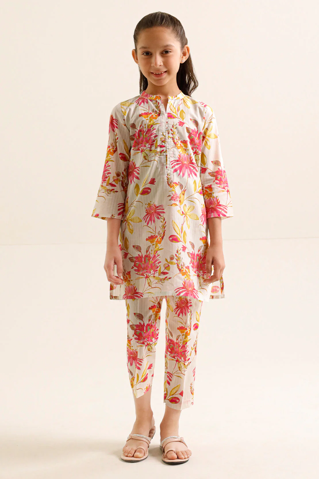 Stitched Lawn Stitched 2 Piece (Shirt/Trouser) For Kids - Image 4