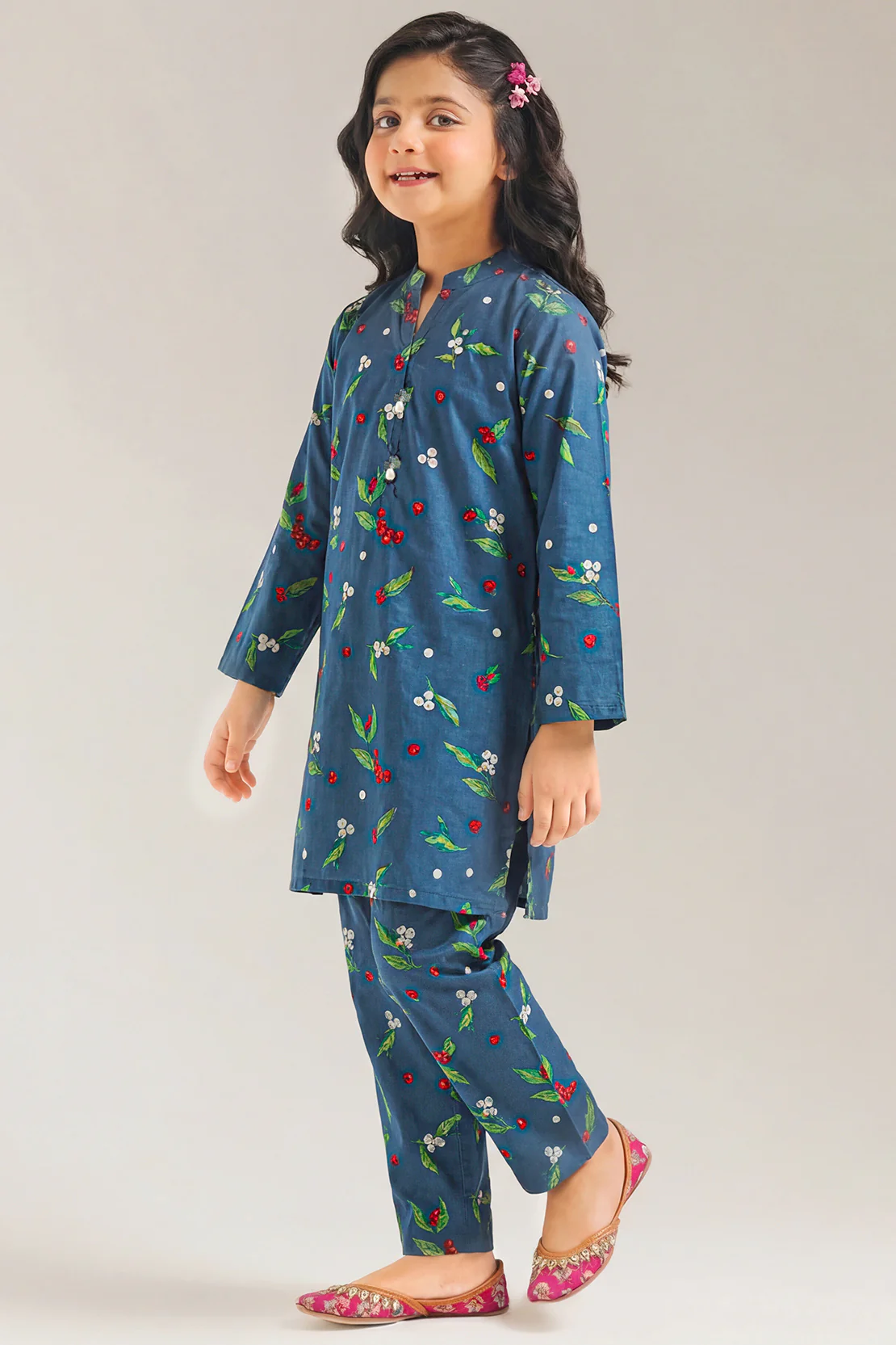 Stitched Silk Touch Shirt For Kids - Image 2