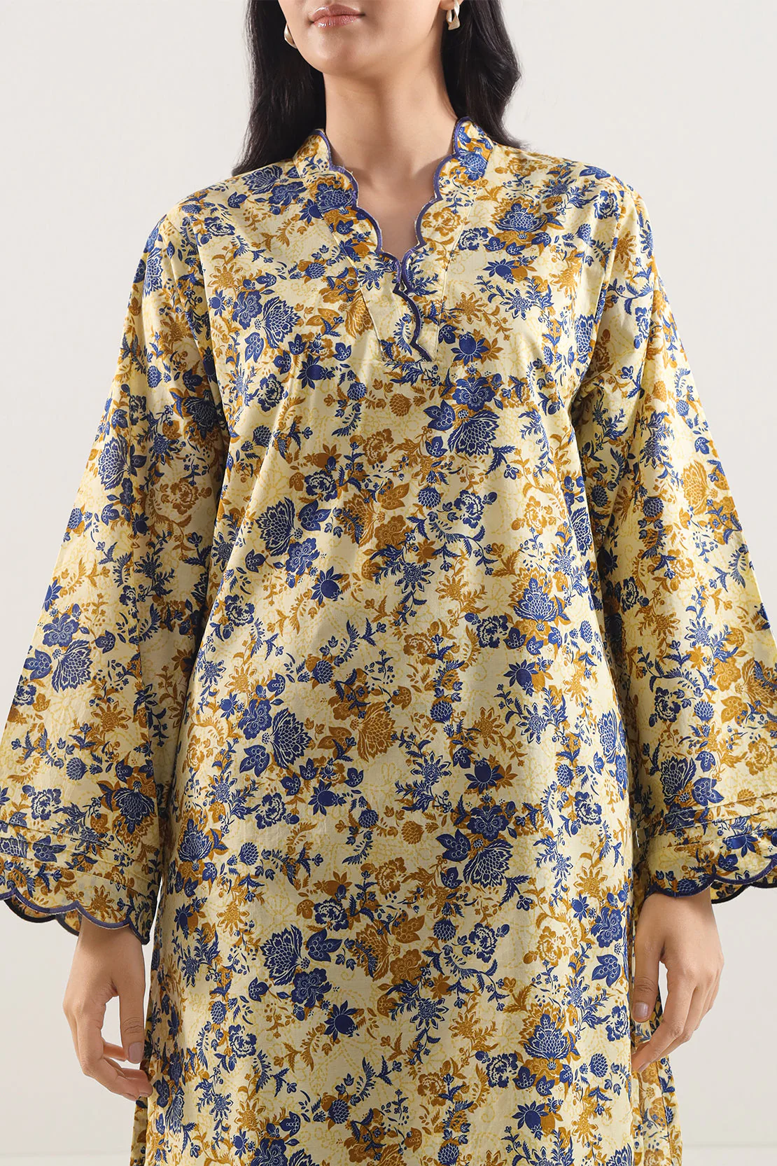 Stitched Printed Embroidered Lawn 2 Piece (Shirt/Trouser) - Image 3
