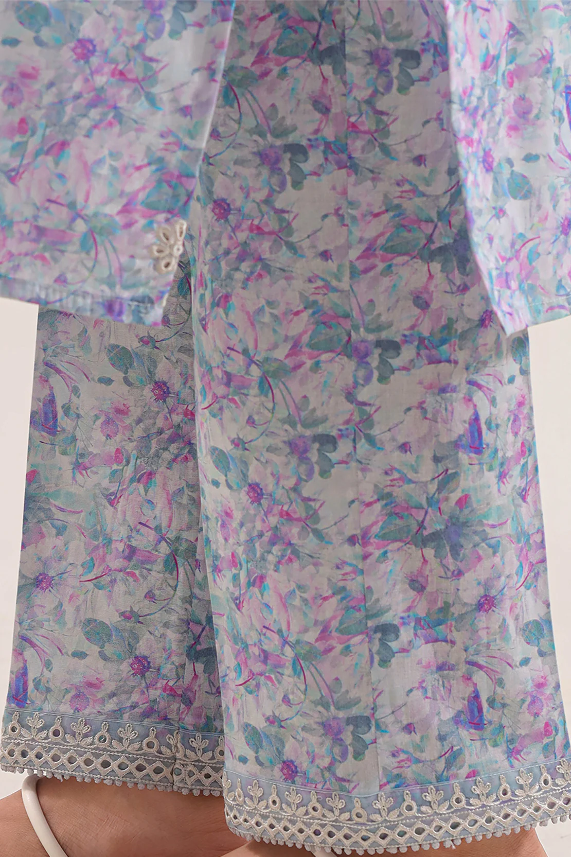 Stitched Printed Embroidered Lawn 2 Piece (Shirt/Trouser) - Image 7