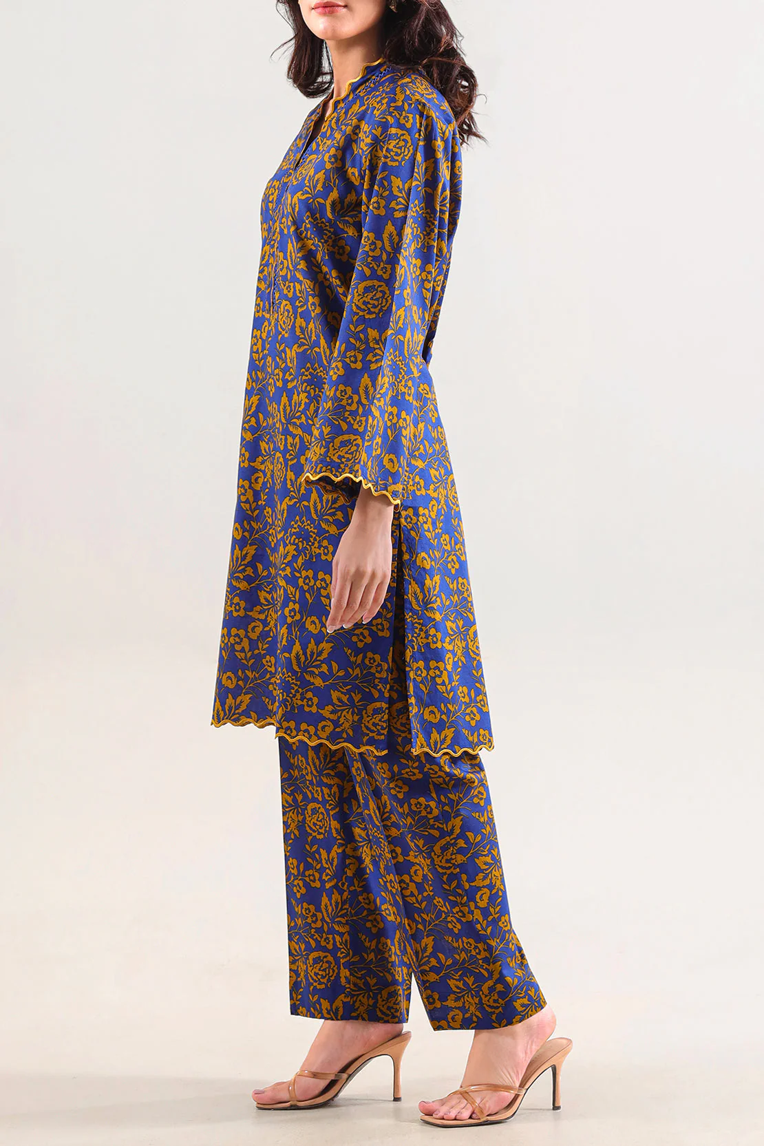 Stitched Printed Embroidered Lawn 2 Piece (Shirt/Trouser) - Image 2