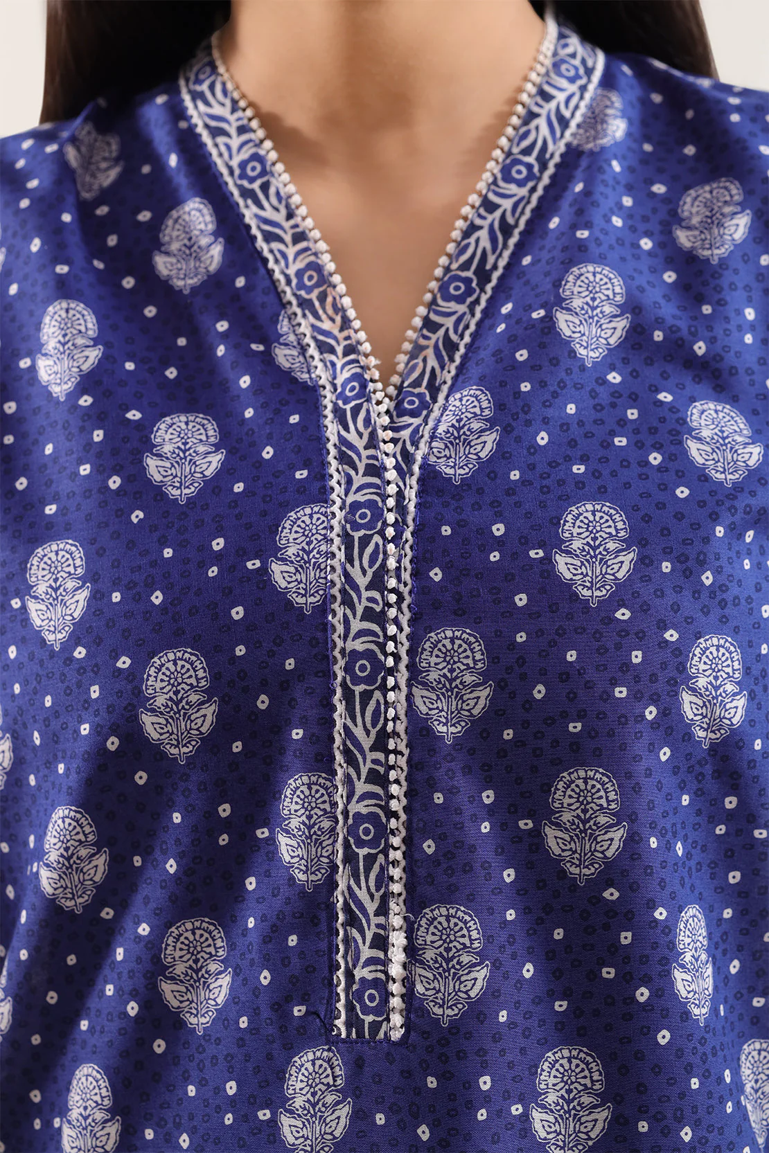 Stitched Printed Embroidered Lawn 2 Piece (Shirt/Trouser) - Image 3