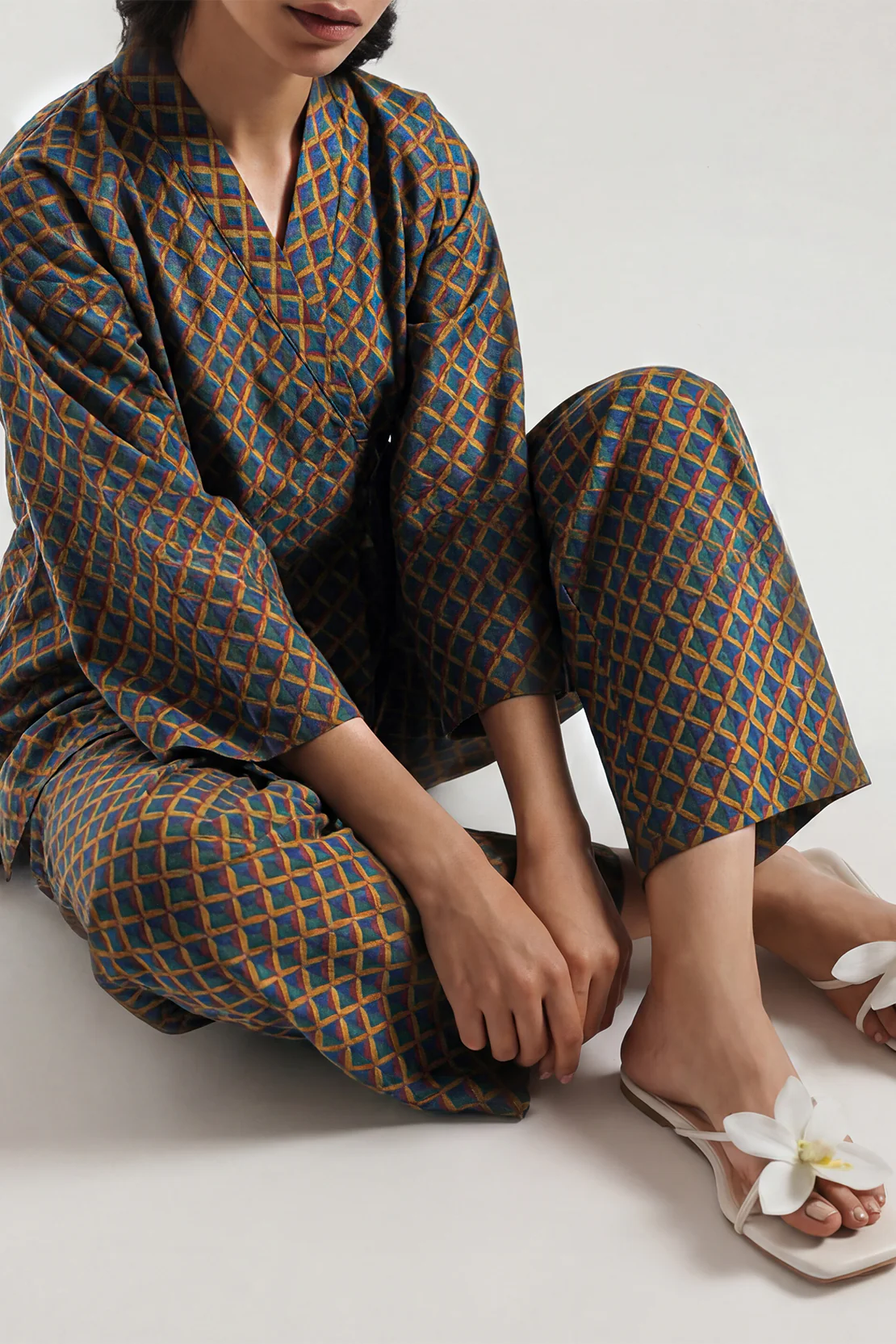 Stitched Printed Khaddar Shirt