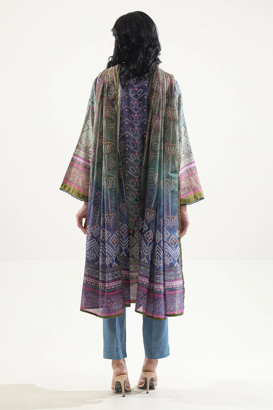 Stitched Printed Lawn 2 Piece (Shirt/Dupatta) - Image 3