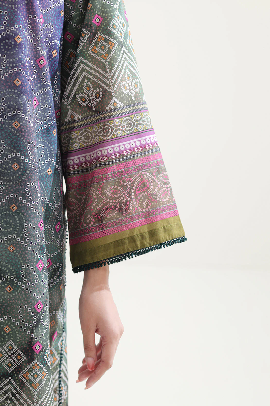 Stitched Printed Lawn 2 Piece (Shirt/Dupatta) - Image 6
