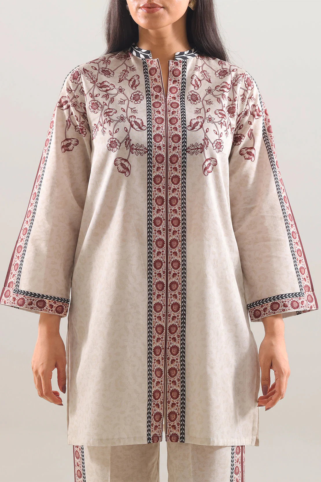 Stitched Printed Lawn 2 Piece (Shirt/Trouser) - Image 2