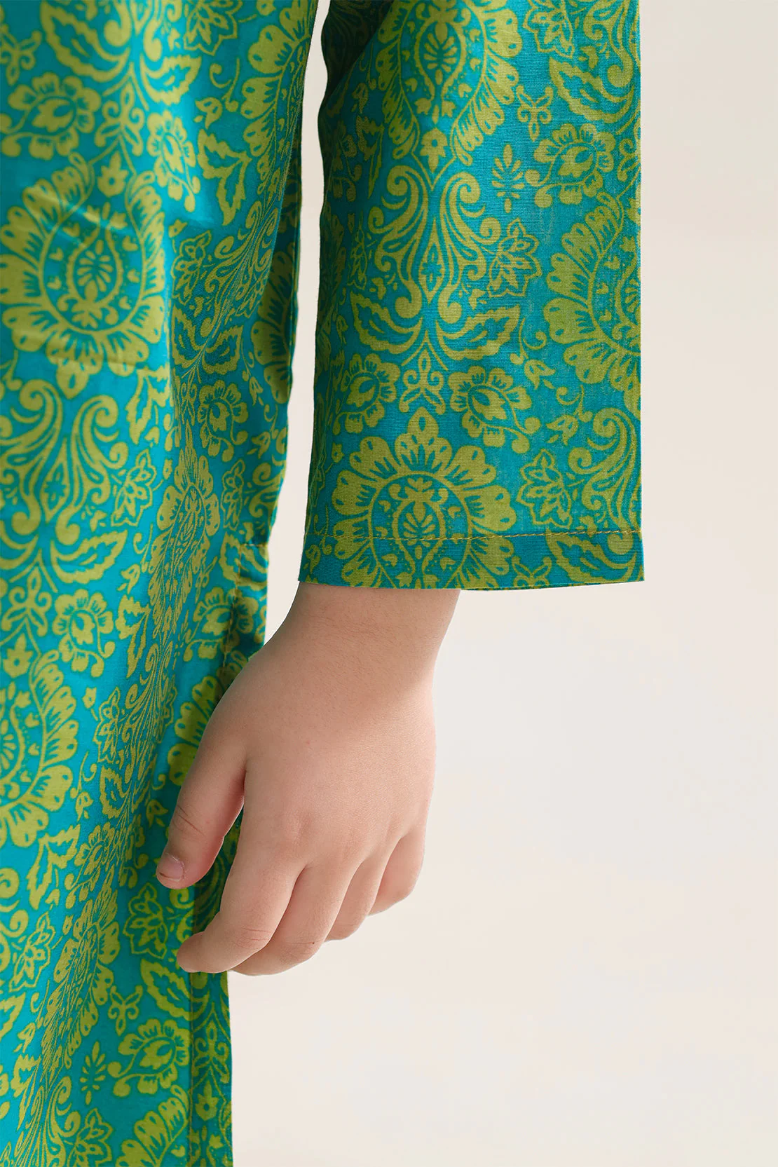 Stitched Printed Lawn Shirt For Kids - Image 4