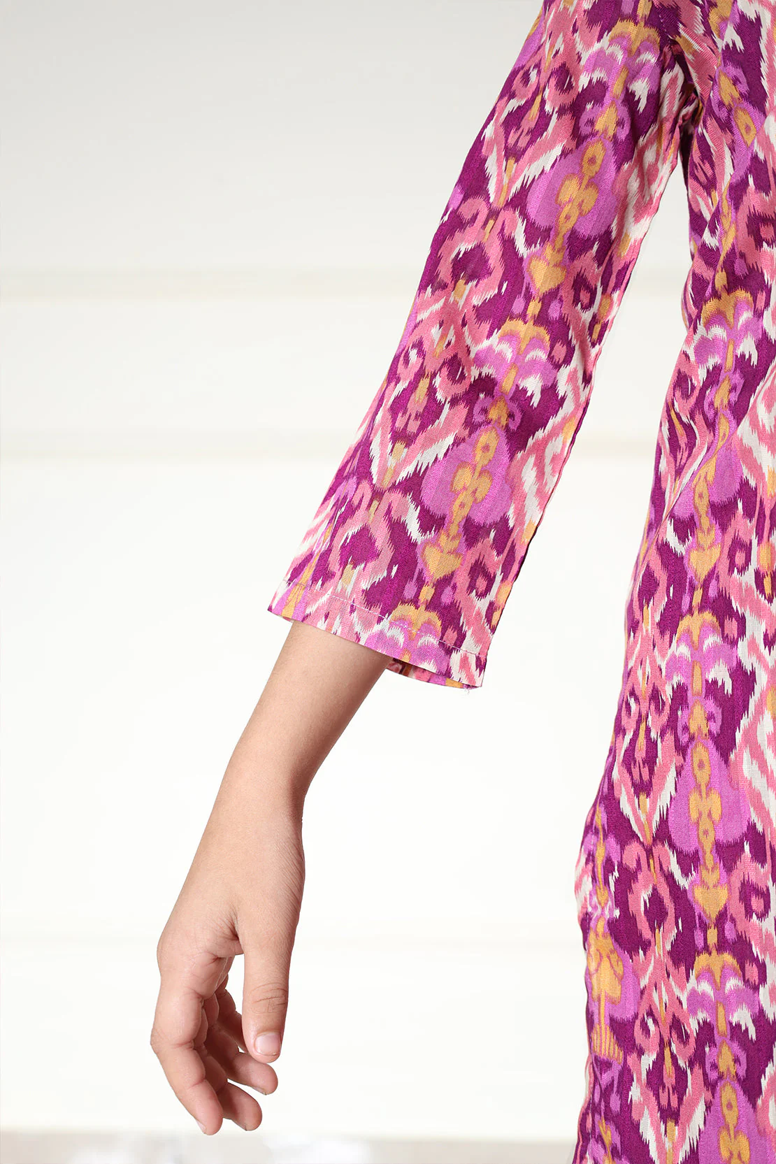 Stitched Printed Lawn Shirt For Kids - Image 7