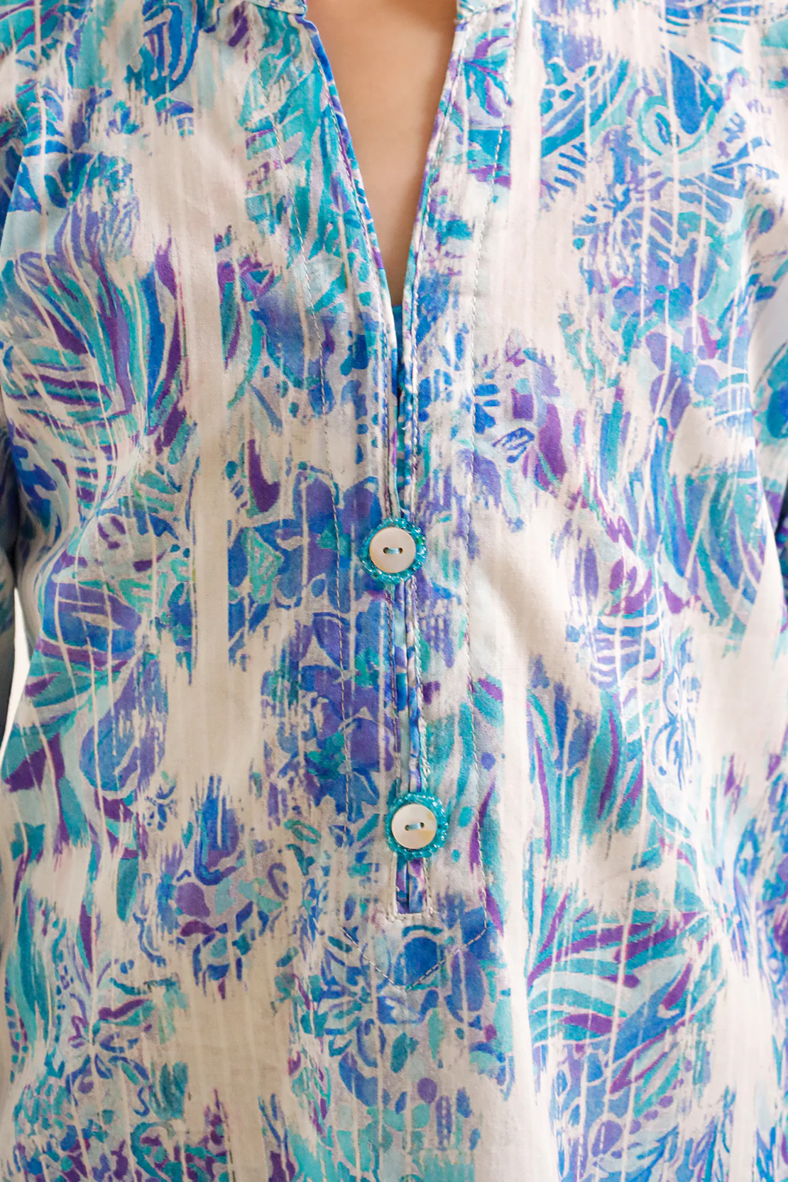 Stitched Printed Lawn Shirt For Kids - Image 4