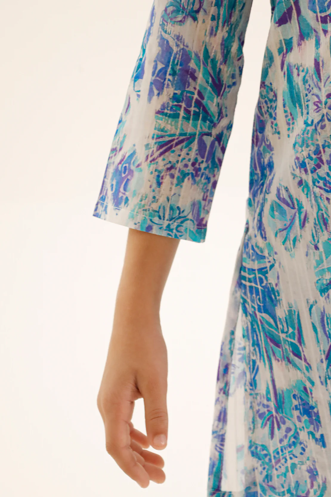 Stitched Printed Lawn Shirt For Kids - Image 5