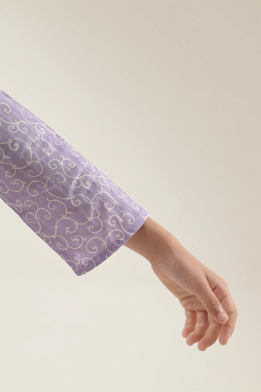 Stitched Printed Lawn Shirt For Kids - Image 3