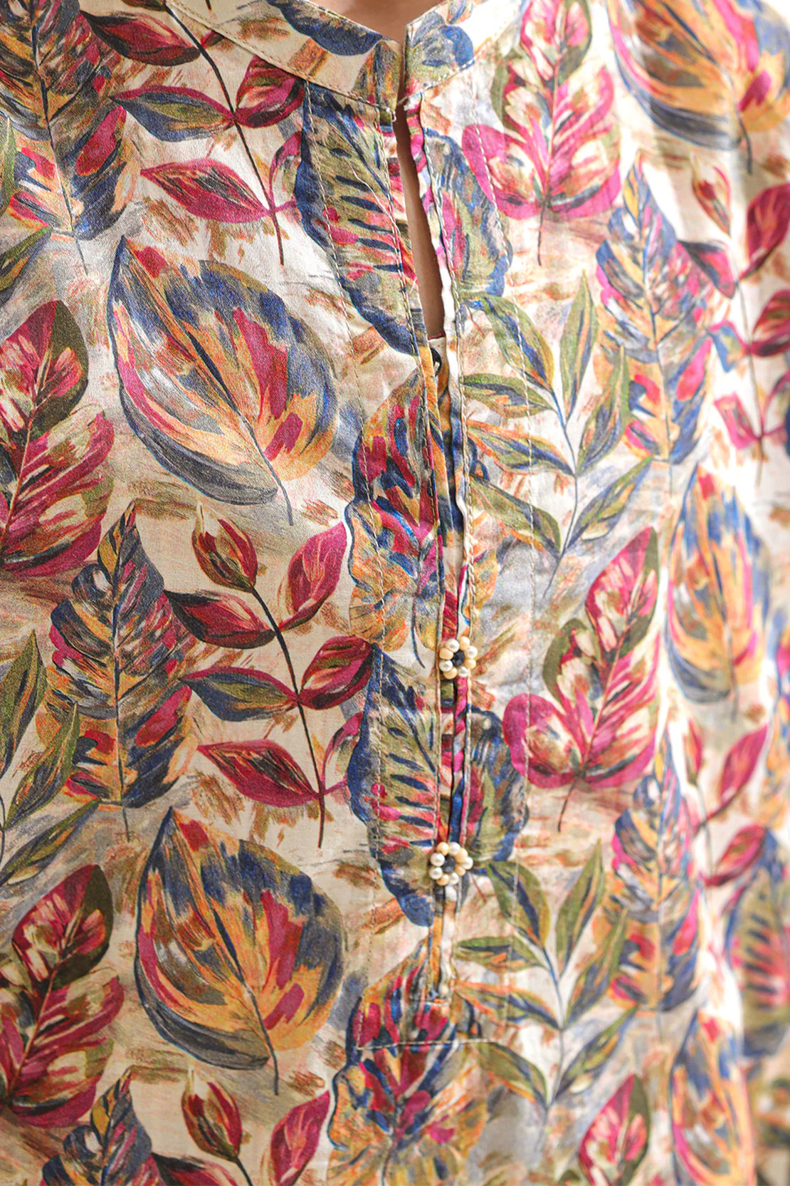 Stitched Printed Lawn Shirt For Kids - Image 3