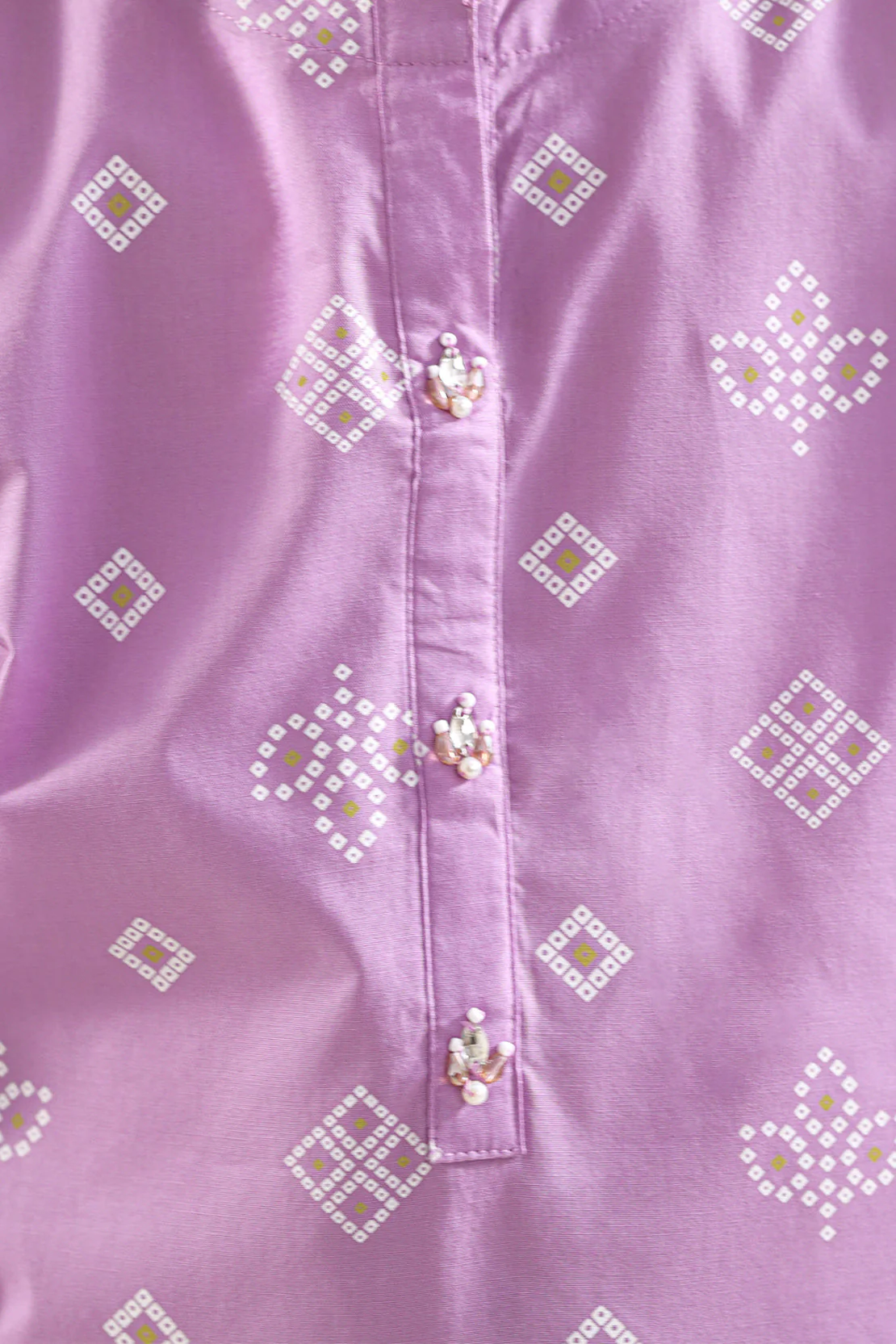 Stitched Printed Lawn Shirt For Kids - Image 4