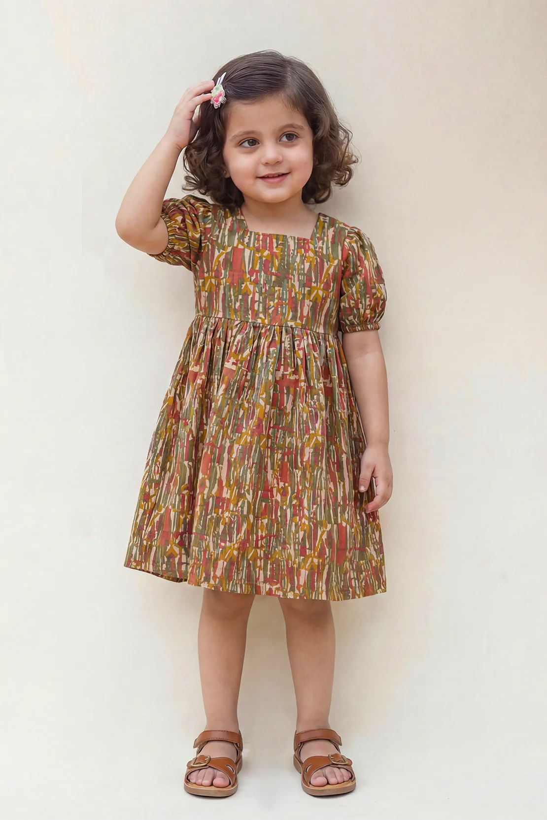 Stitched Printed Lawn Shirt For Kids