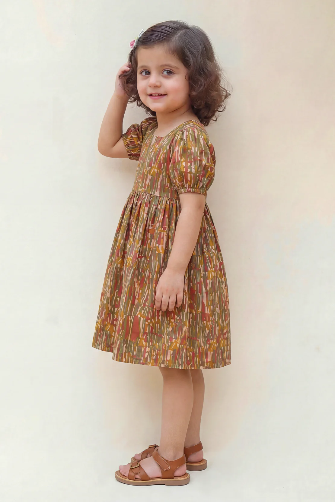 Stitched Printed Lawn Shirt For Kids - Image 2