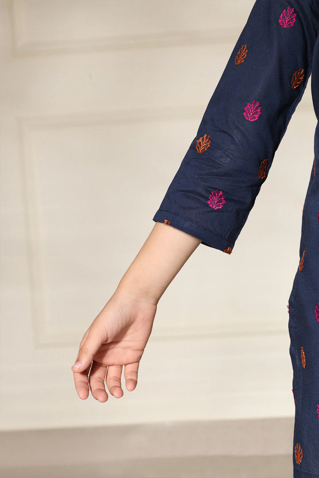 Stitched Reverse Jacquard Shirt/trouser For Kids - Image 7