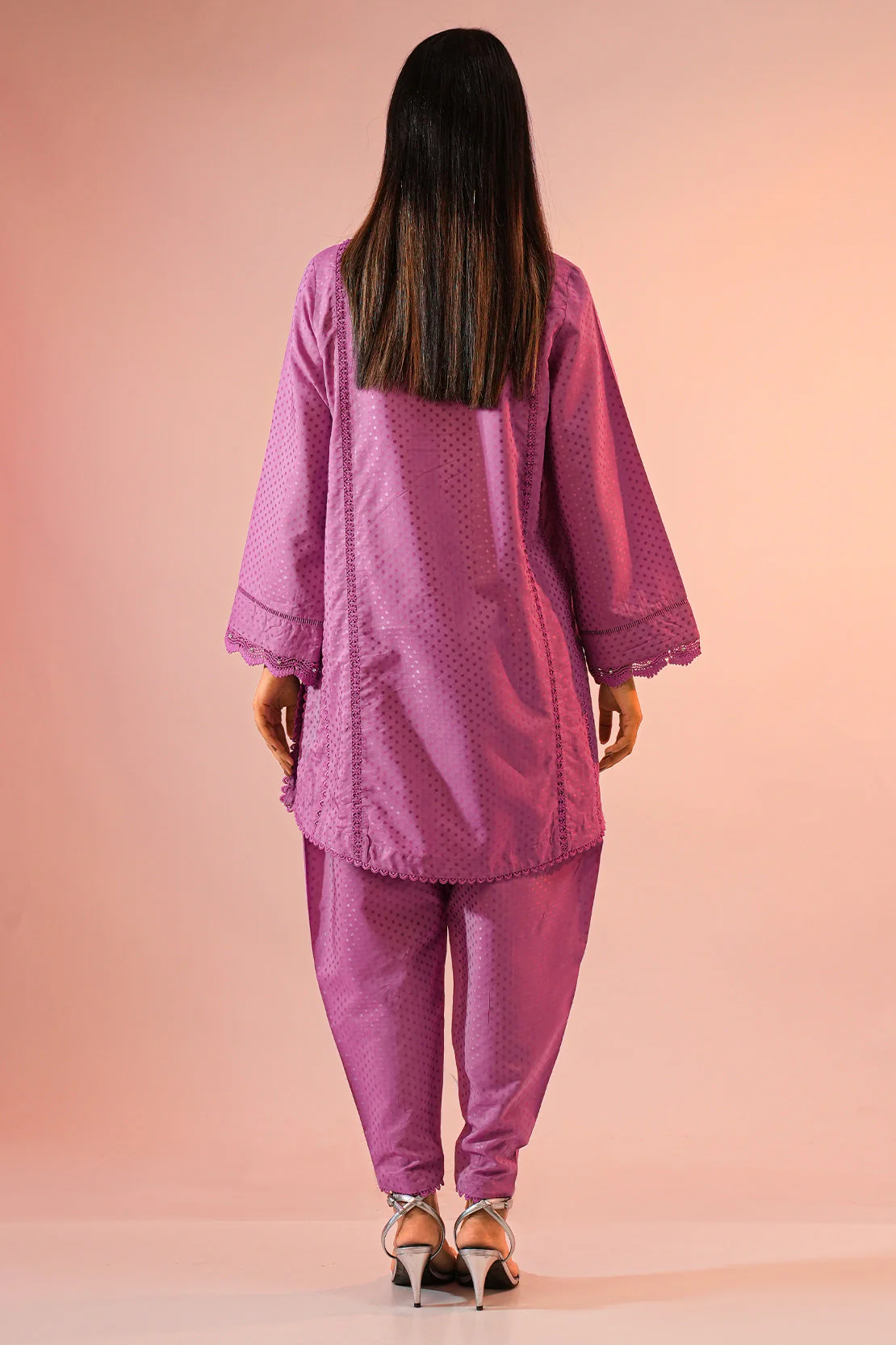 Stitched Self Jacquard 2 Piece (Shirt/Trouser) - Image 6