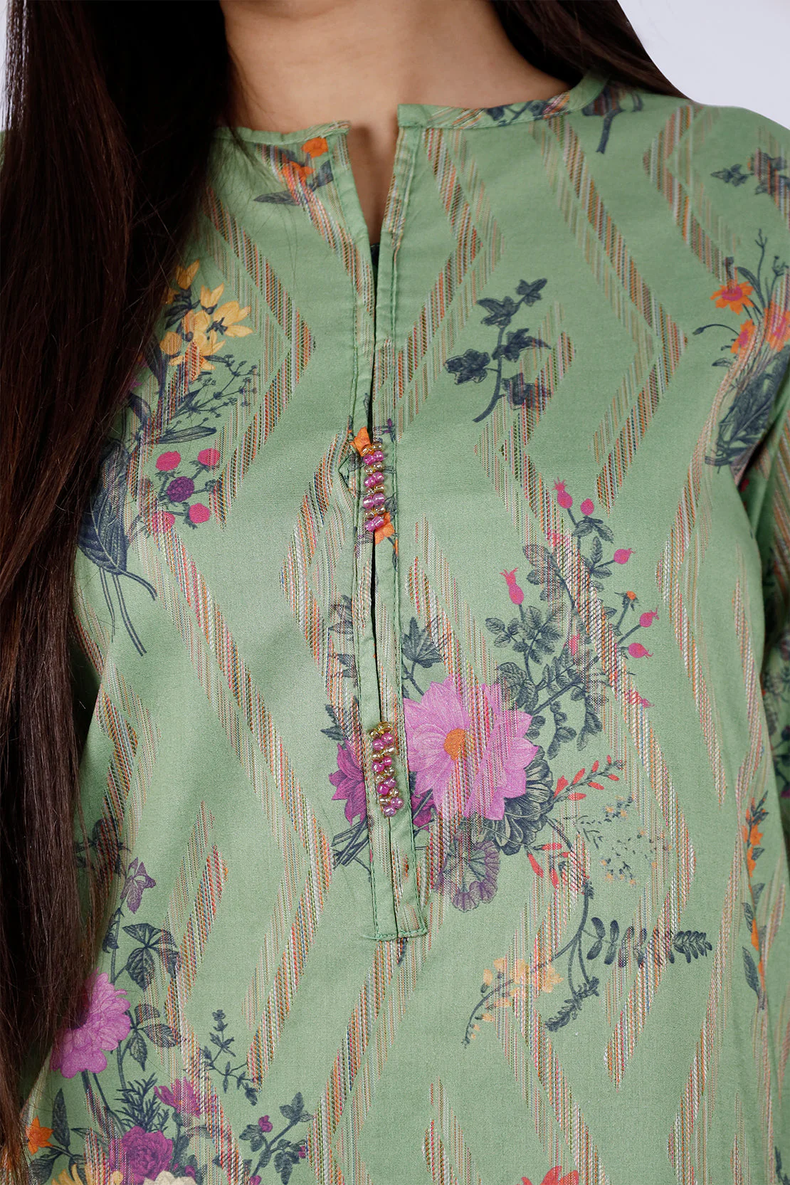 Stitched Self Jacquard 2 Piece (Shirt/Trouser) - Image 4
