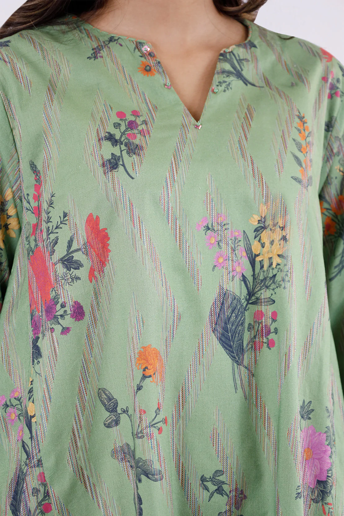 Stitched Self Jacquard 2 Piece (Shirt/Trouser) - Image 5
