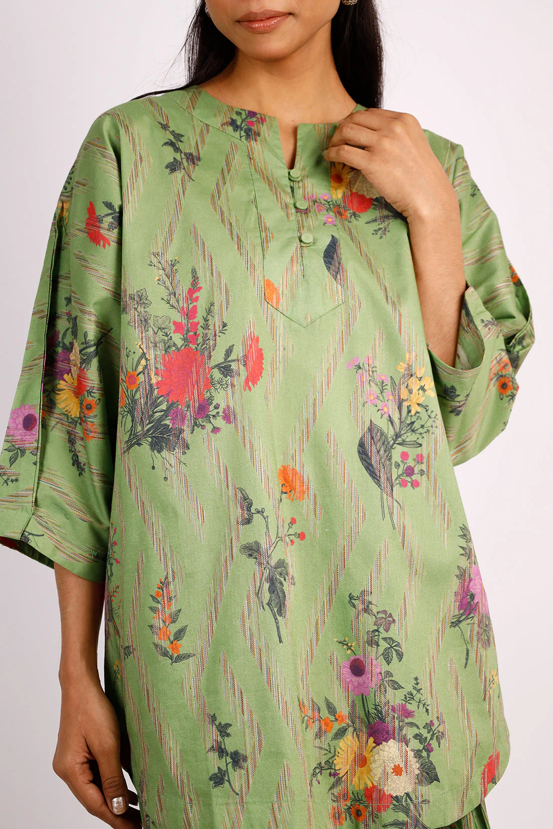 Stitched Self Jacquard 2 Piece (Shirt/Trouser) - Image 5