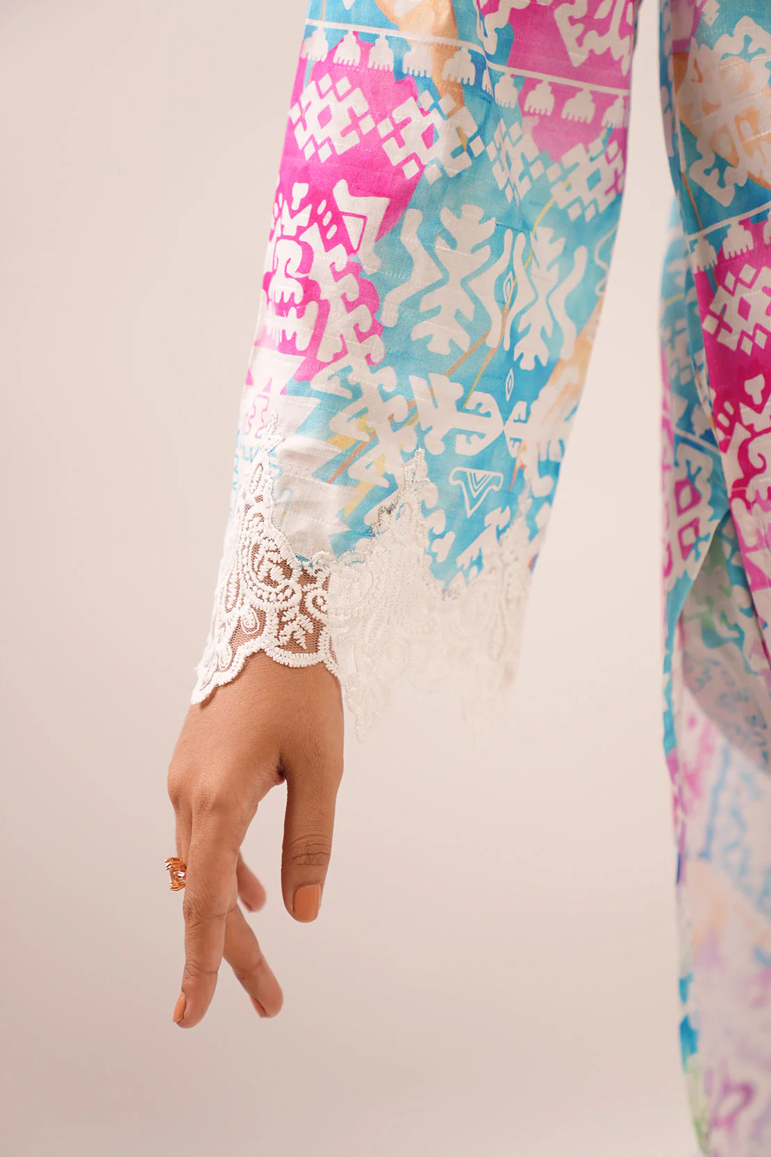 Stitched Self Jacquard 2 Piece (Shirt/Trouser) - Image 7