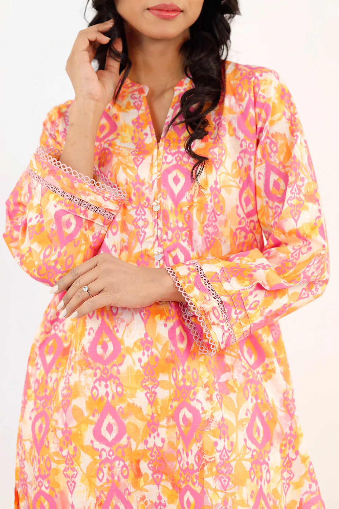 Stitched Self Jacquard 2 Piece (Shirt/Trouser) - Image 3