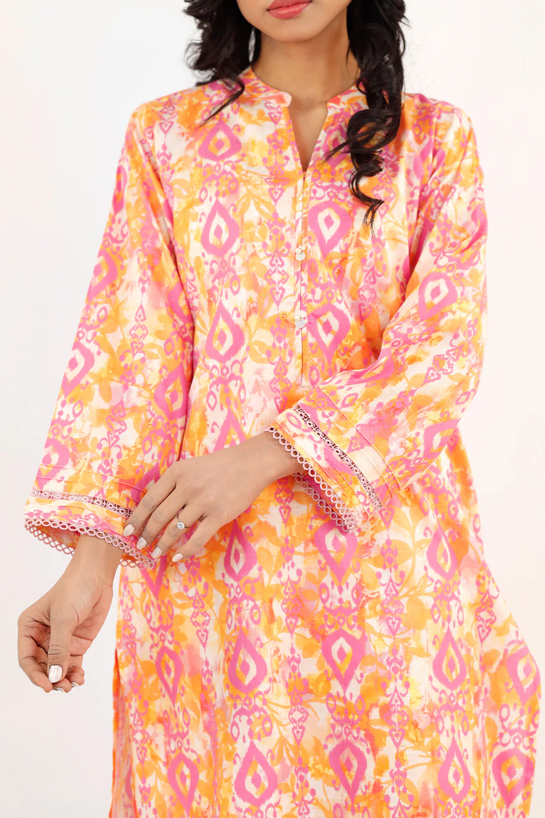 Stitched Self Jacquard 2 Piece (Shirt/Trouser) - Image 4