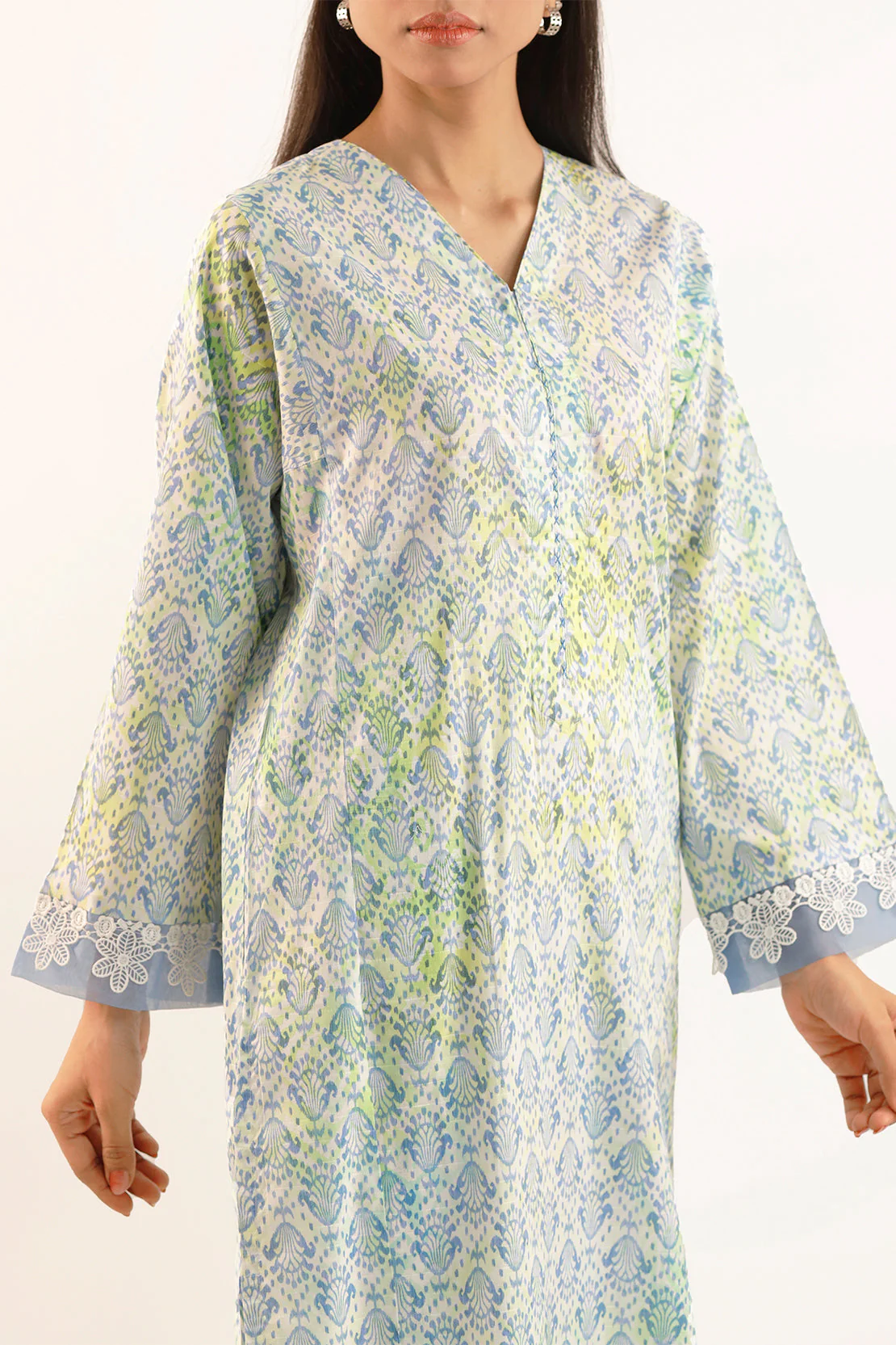 Stitched Self Jacquard 2 Piece (Shirt/Trouser) - Image 8