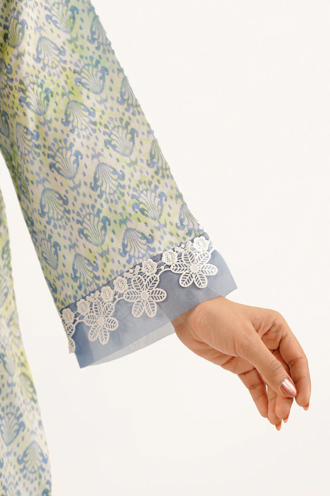 Stitched Self Jacquard 2 Piece (Shirt/Trouser) - Image 9