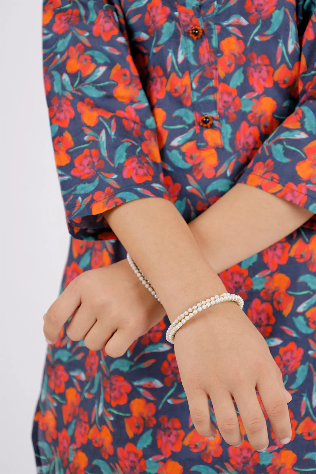 Stitched Self Jacquard Shirt/trouser For Kids - Image 5