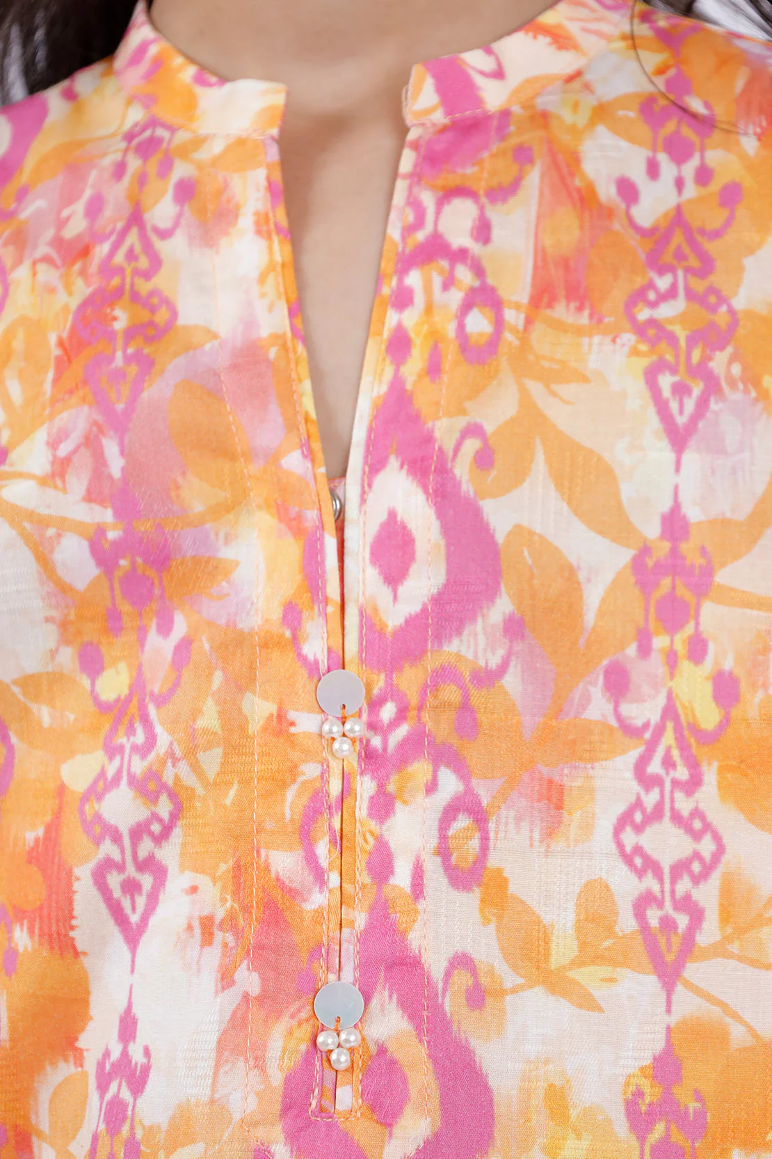 Stitched Self Jacquard Shirt/trouser For Kids - Image 4