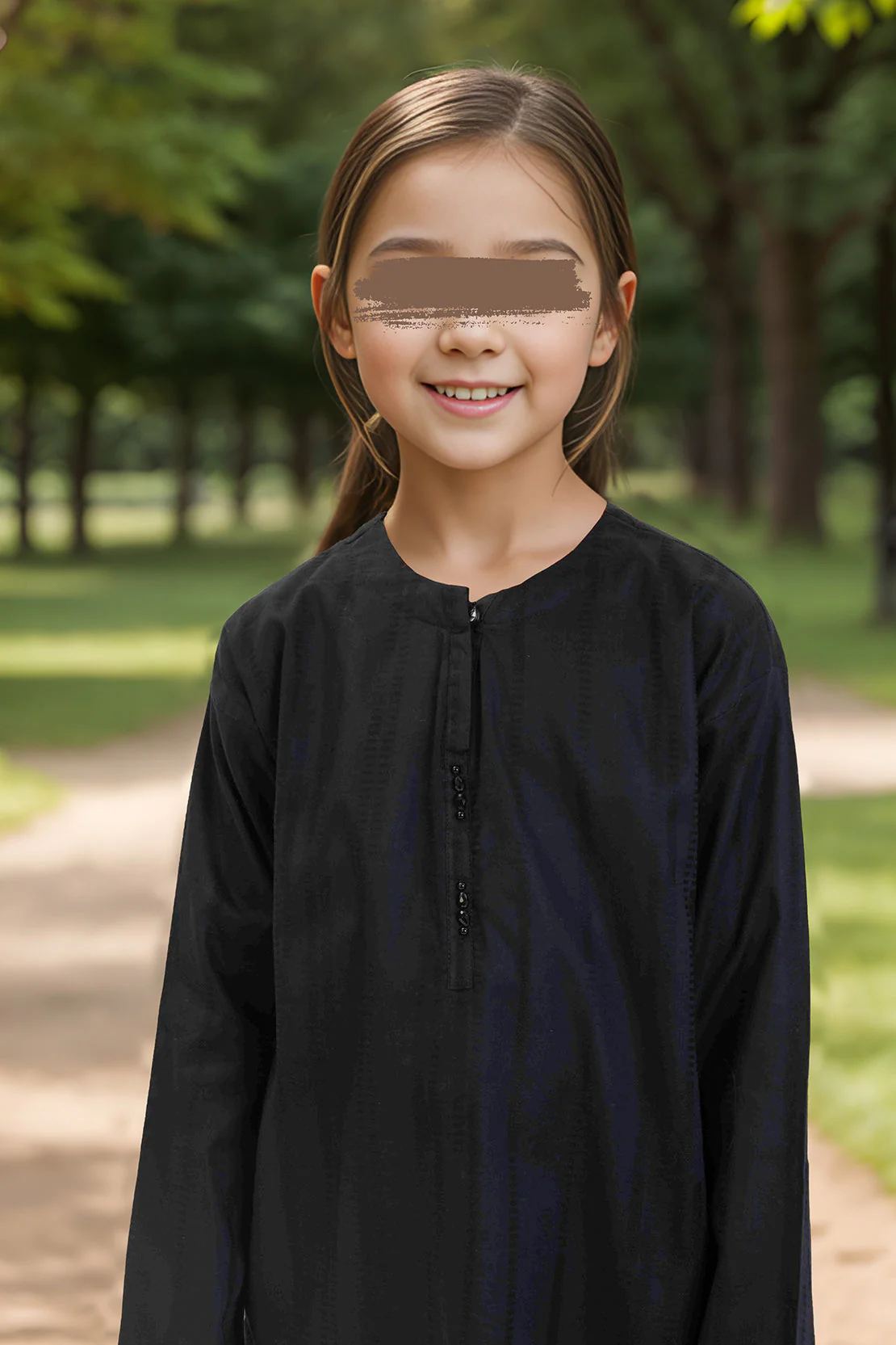 Stitched Self Jacquard Shirt/trouser For Kids - Image 2