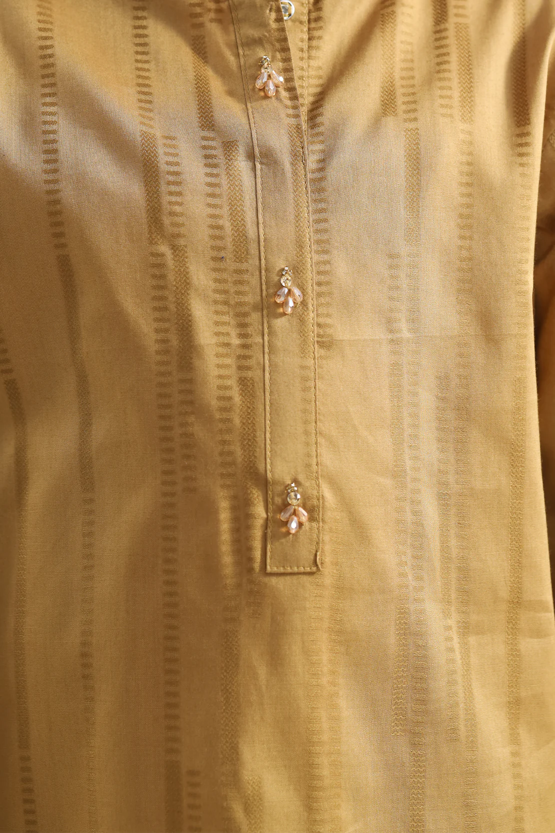 Stitched Self Jacquard Shirt/Trouser For Kids - Image 4