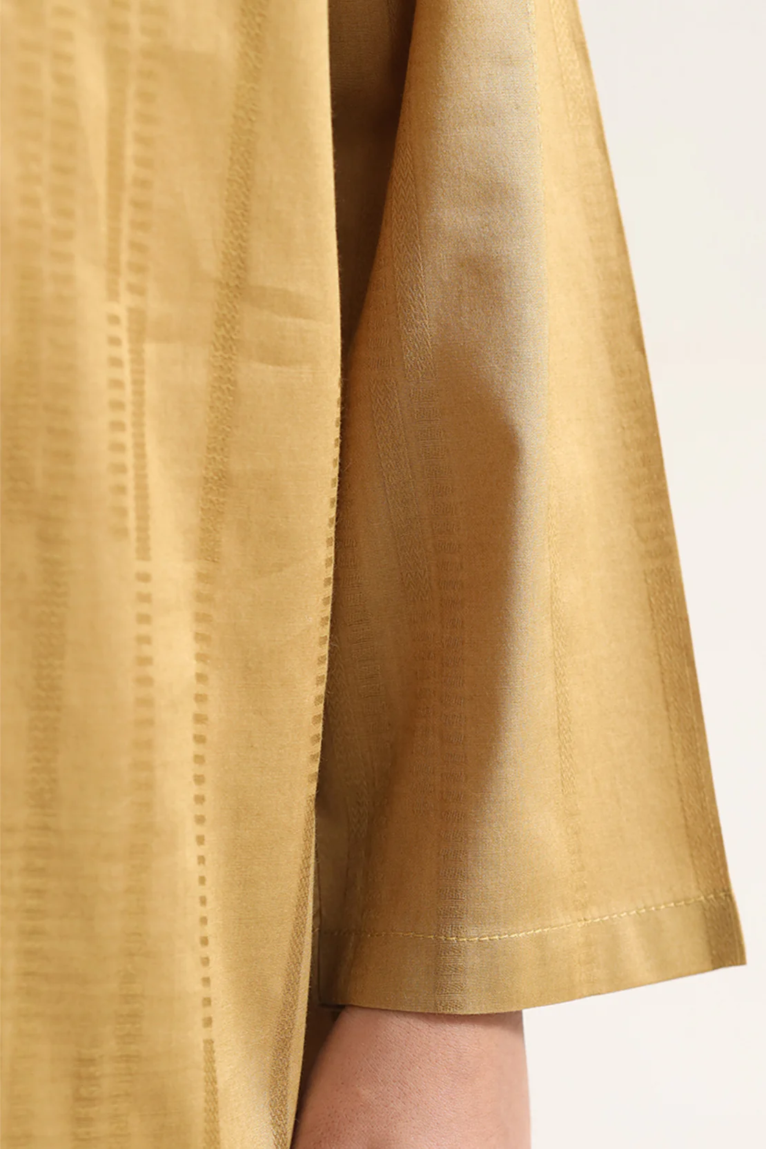 Stitched Self Jacquard Shirt/Trouser For Kids - Image 5