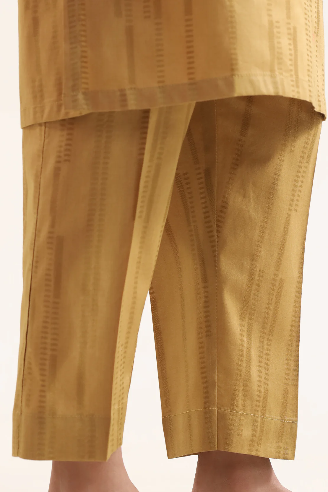Stitched Self Jacquard Shirt/Trouser For Kids - Image 6