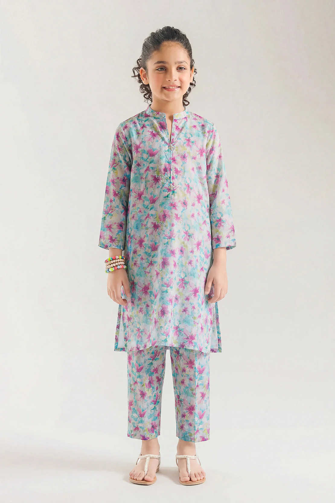 Stitched Silk Touch Shirt For Kids - Image 2
