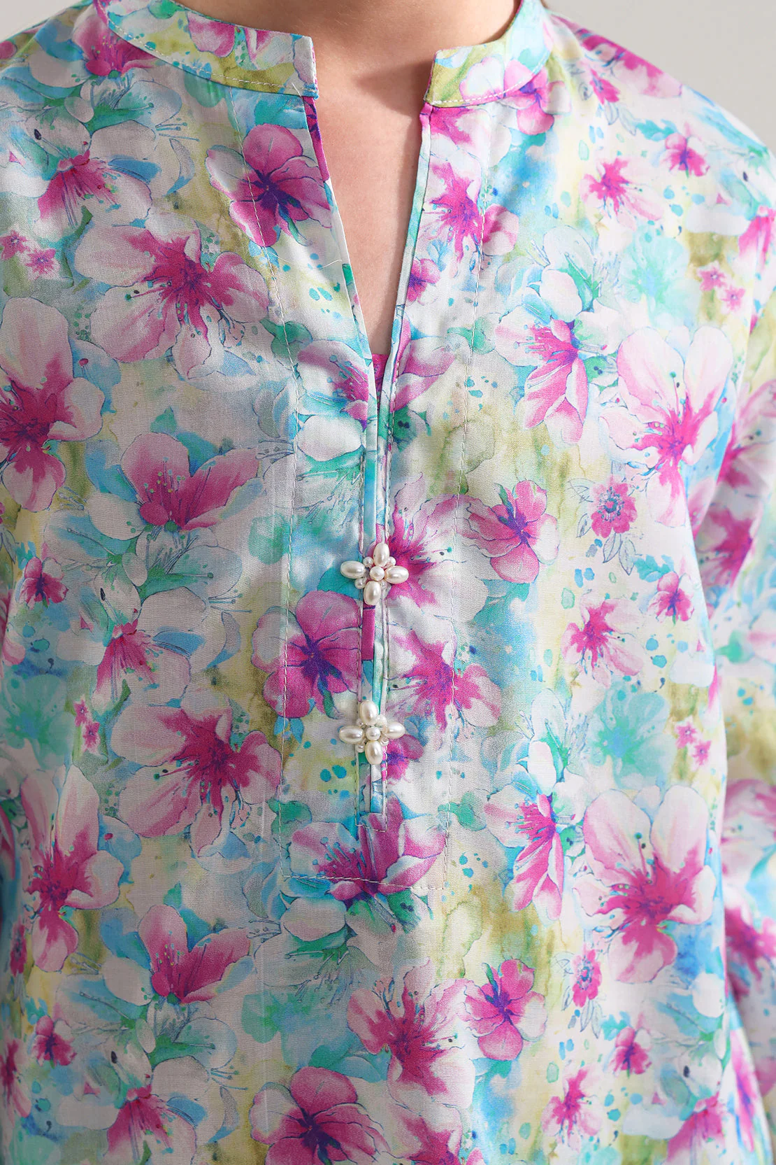 Stitched Silk Touch Shirt For Kids - Image 3