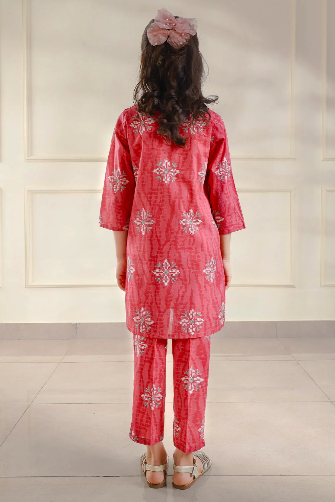 Stitched Soft Touch Cotton Shirt/Trouser For Kids - Image 8
